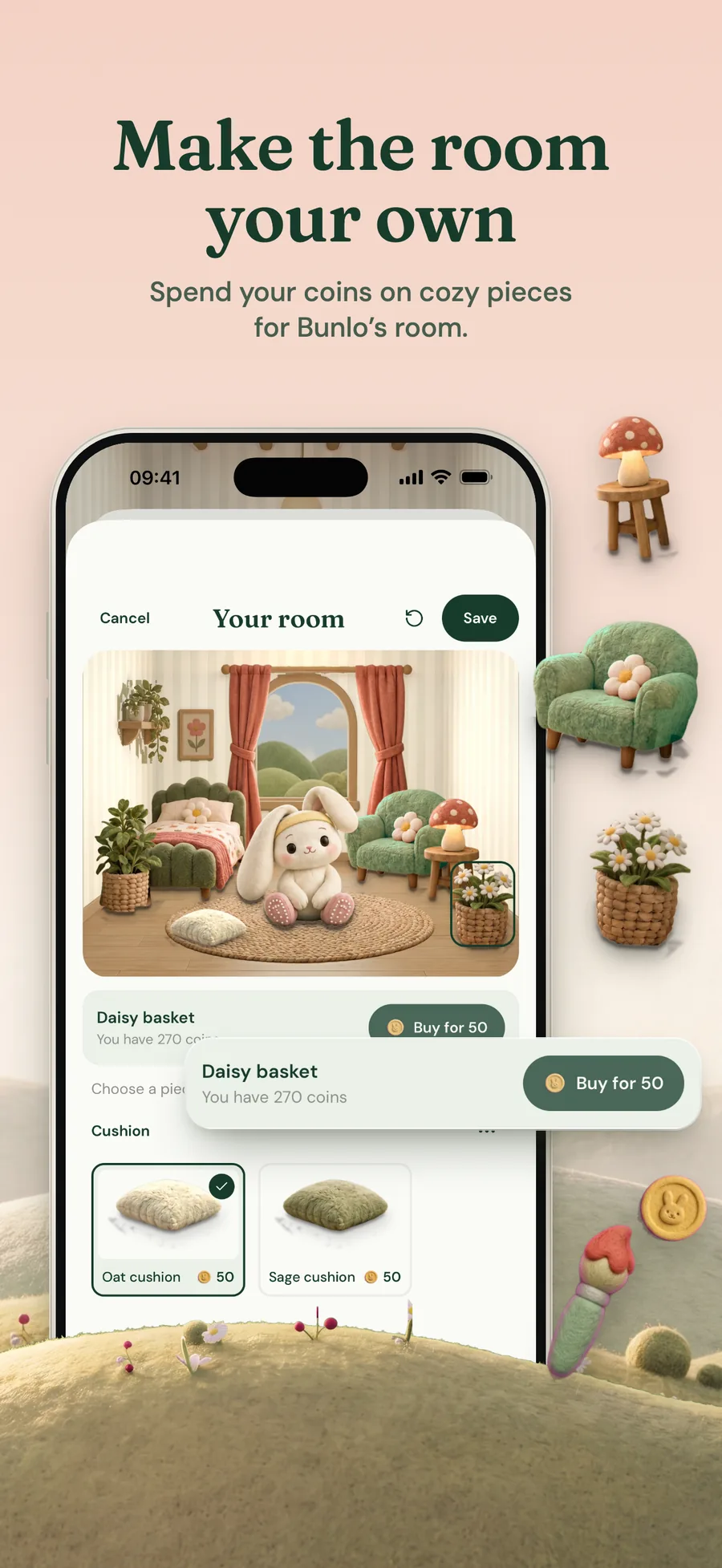 Bunlo app screen