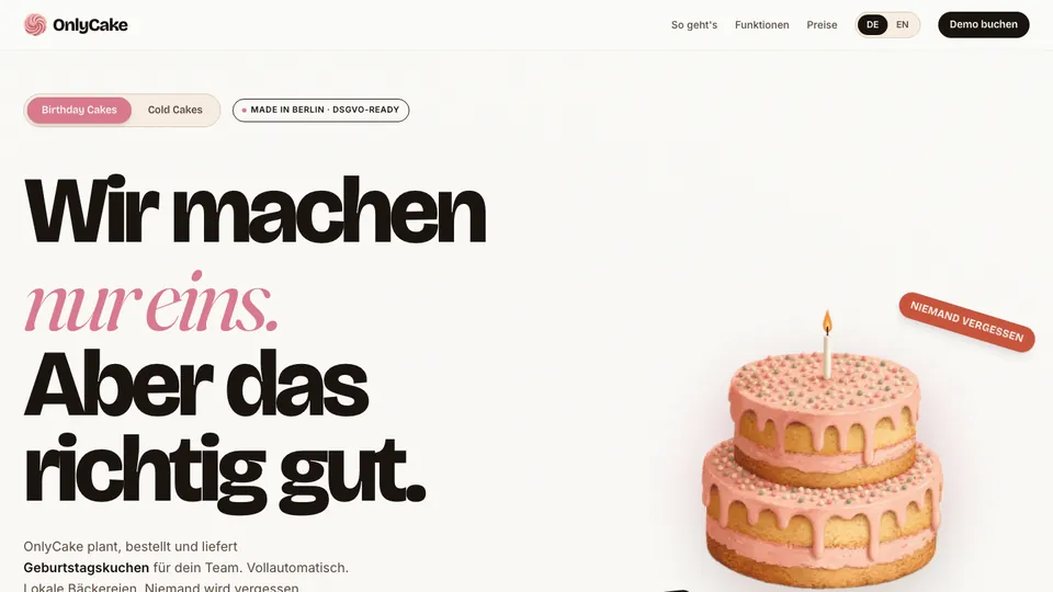 OnlyCake, onlycake.de